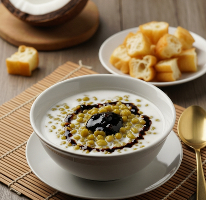 soft green bean porridge